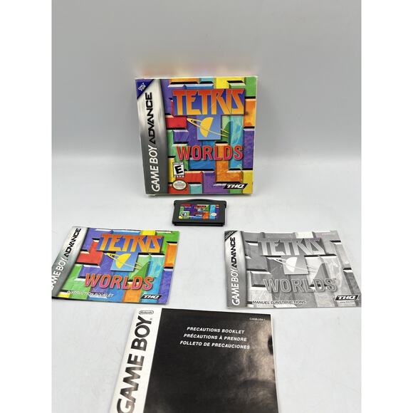 Tetris Worlds GBA Game Boy Advance Complete CIB Great Condition! - Picture 4 of 15
